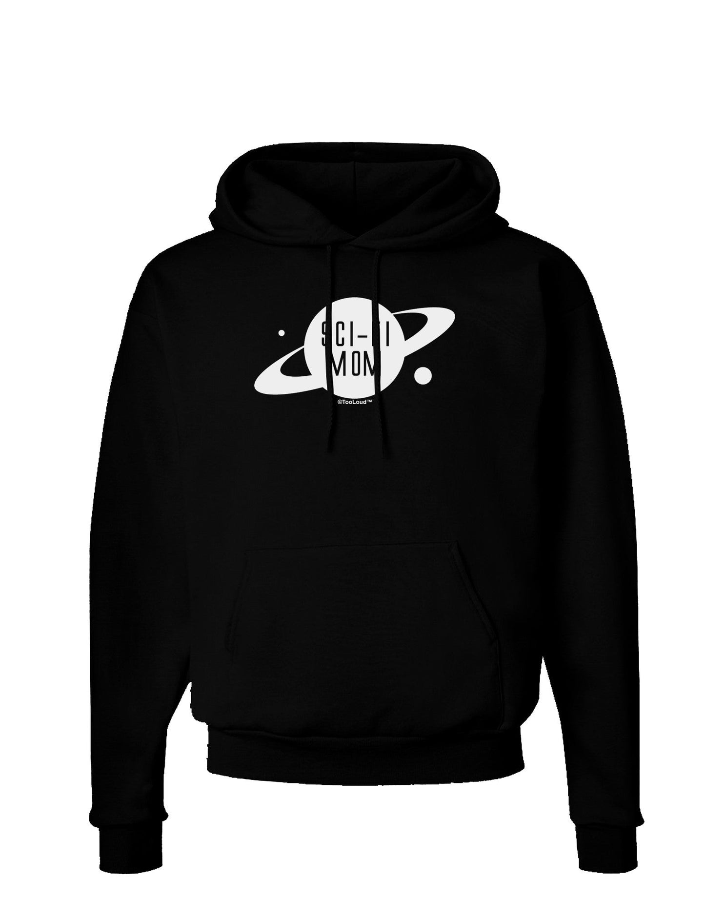 Sci-Fi Mom - Mother's Day Design Dark Hoodie Sweatshirt-Hoodie-TooLoud-Black-Small-Davson Sales