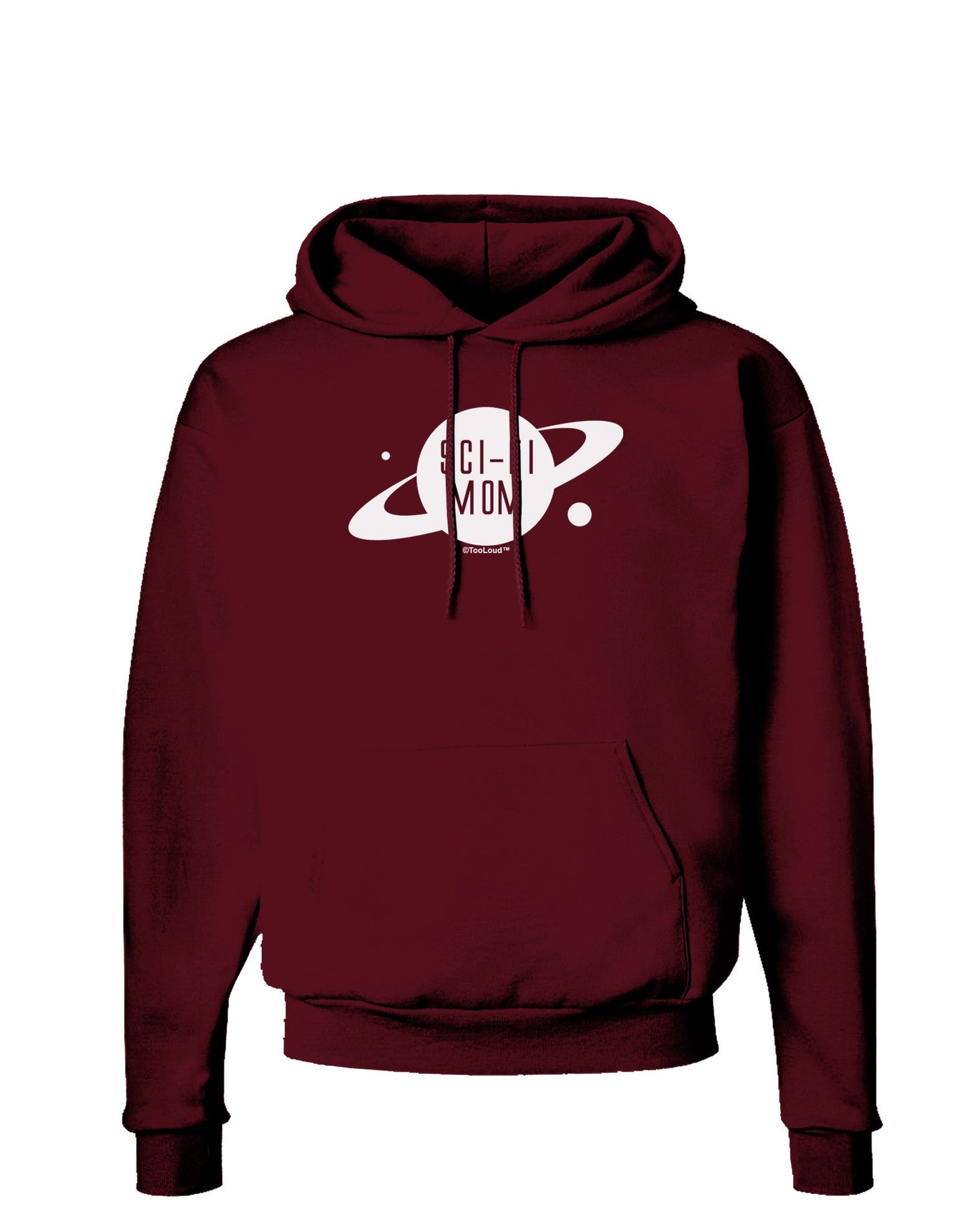 Sci-Fi Mom - Mother's Day Design Dark Hoodie Sweatshirt-Hoodie-TooLoud-Maroon-Small-Davson Sales