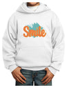 Smile Youth Hoodie Pullover Sweatshirt-Youth Hoodie-TooLoud-White-XS-Davson Sales
