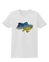 #stand with Ukraine Country Womens T-Shirt-Womens T-Shirt-TooLoud-White-X-Small-Davson Sales