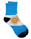 Stylish Argentina Flag AOP Adult Short Socks with All Over Print - TooLoud-Socks-TooLoud-White-Ladies-4-6-Davson Sales