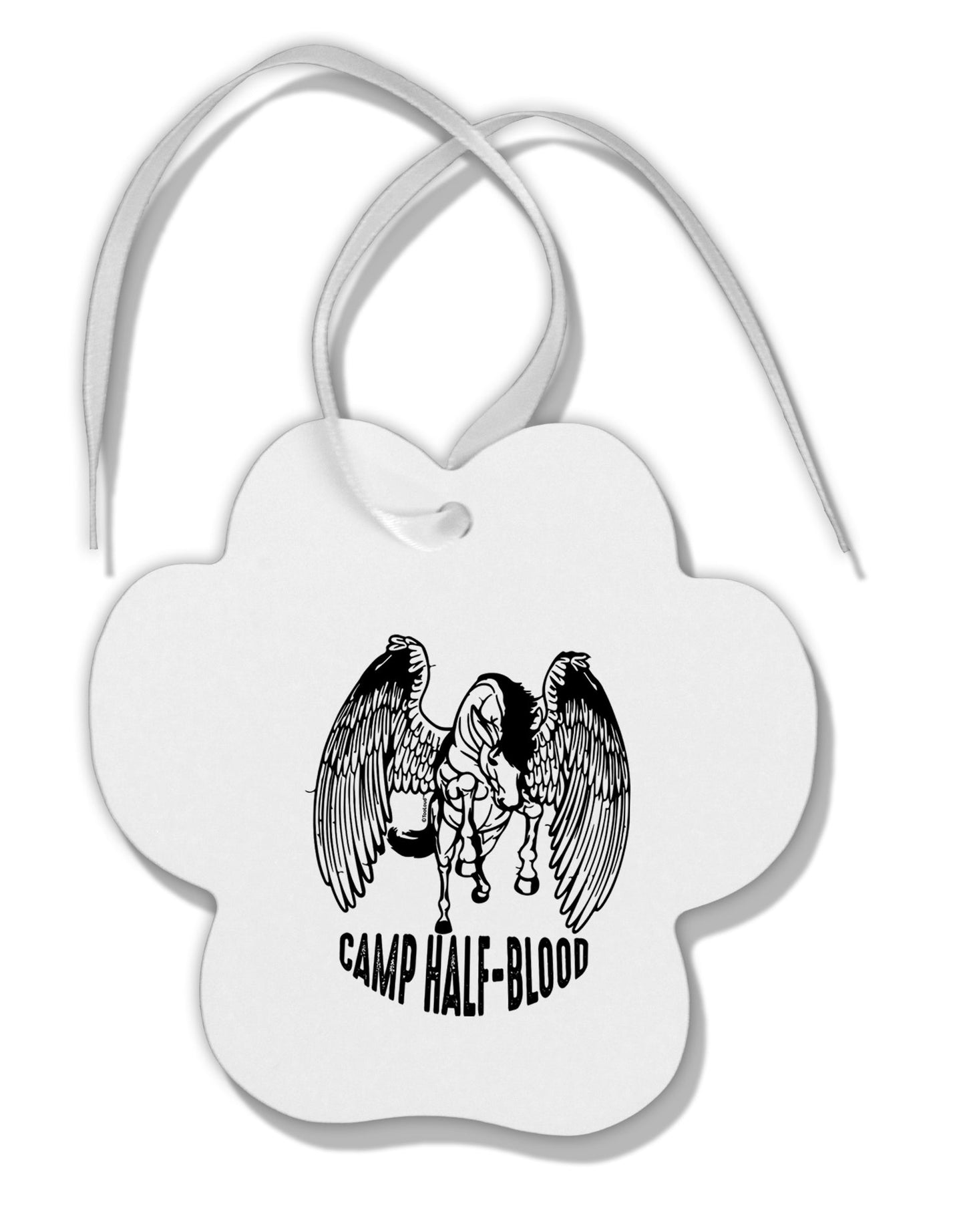 TooLoud Camp Half-Blood Pegasus Paw Print Shaped Ornament-Ornament-TooLoud-Davson Sales