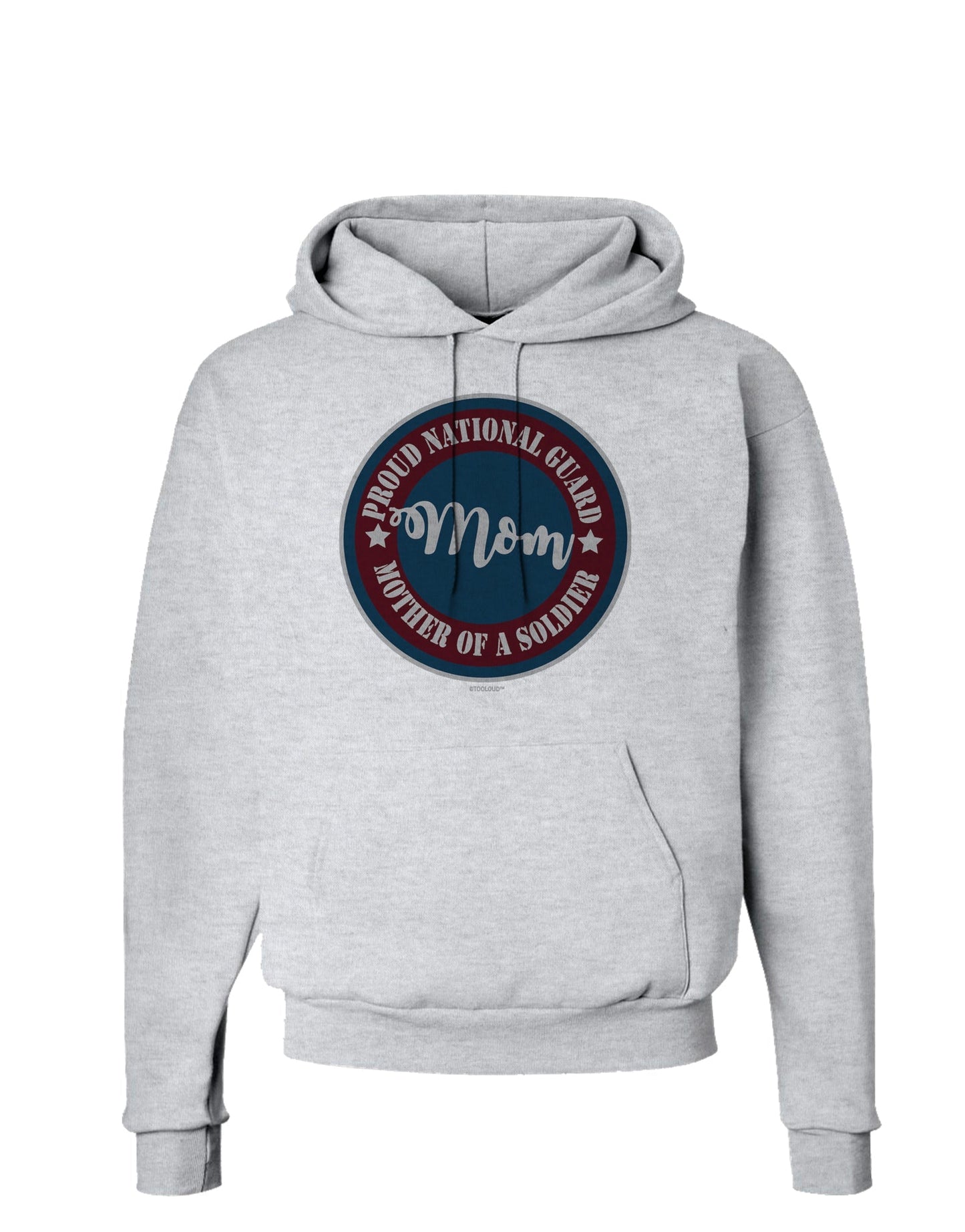 TooLoud Proud National Guard Mom Hoodie Sweatshirt-Hoodie-TooLoud-AshGray-Small-Davson Sales