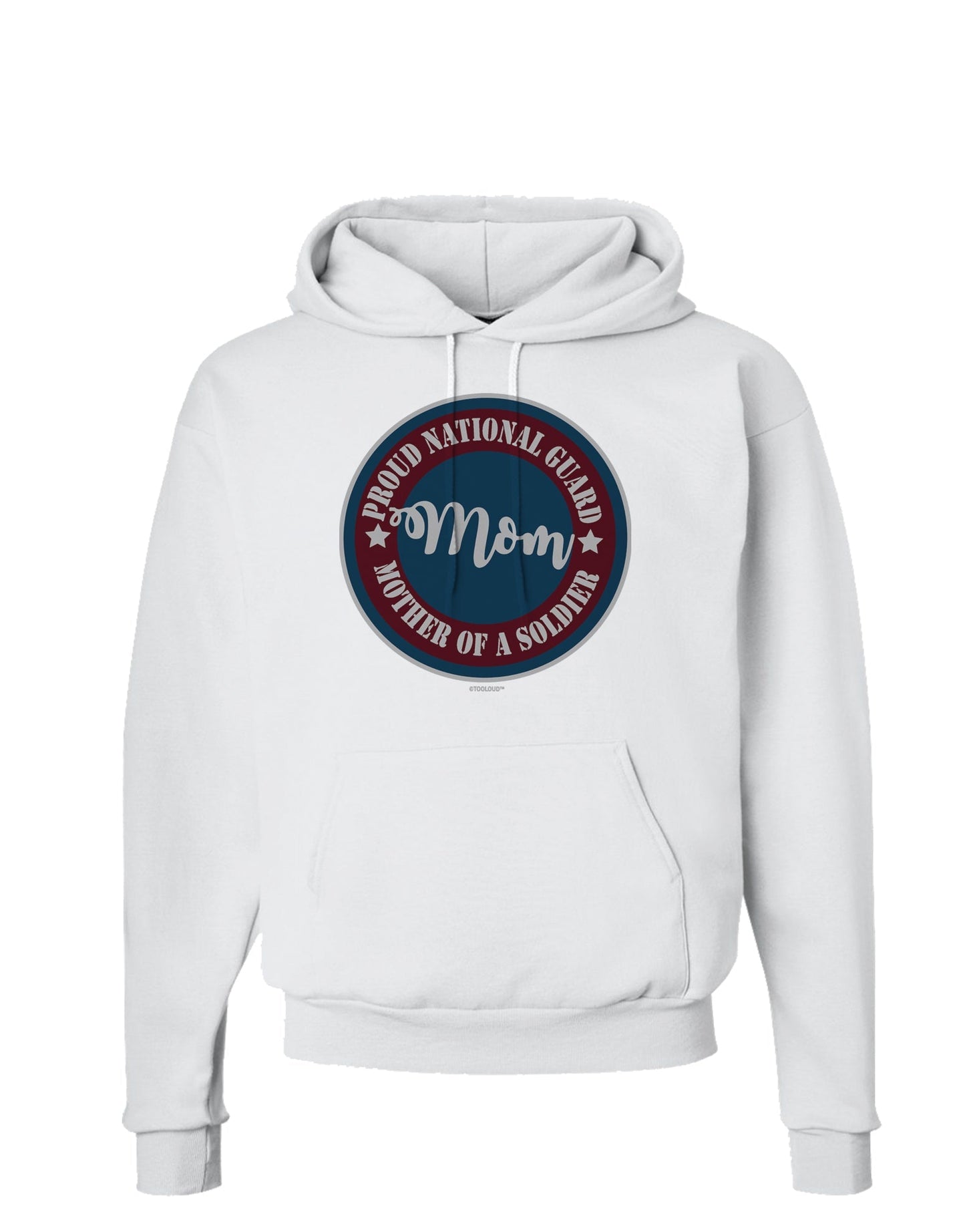 TooLoud Proud National Guard Mom Hoodie Sweatshirt-Hoodie-TooLoud-White-Small-Davson Sales