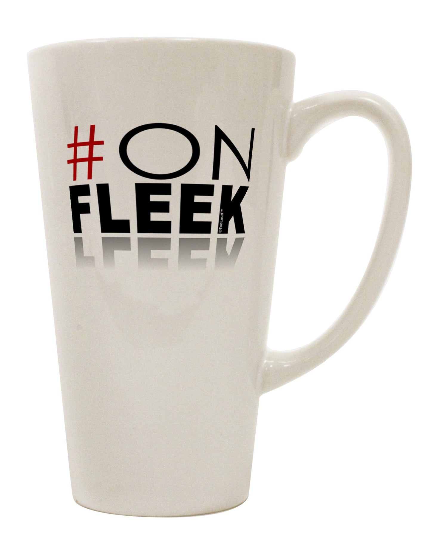 Trendy and Stylish 16 Ounce Conical Latte Coffee Mug - TooLoud-Conical Latte Mug-TooLoud-White-Davson Sales