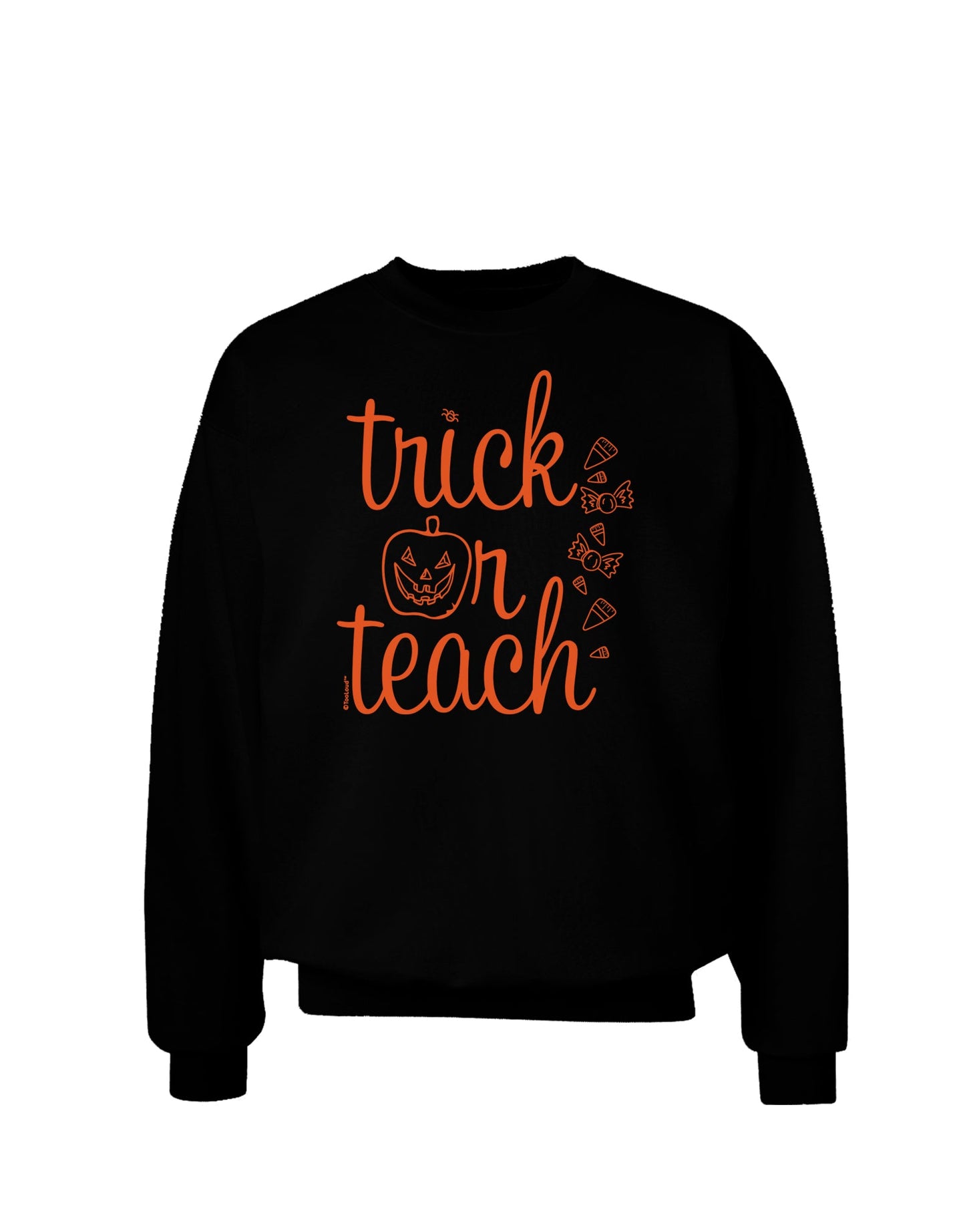 Trick or Teach Sweatshirt-Sweatshirts-TooLoud-Black-Small-Davson Sales