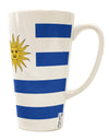 Uruguay Flag AOP 16 Ounce Conical Latte Coffee Mug - Expertly Crafted Drinkware TooLoud-Conical Latte Mug-TooLoud-White-Davson Sales