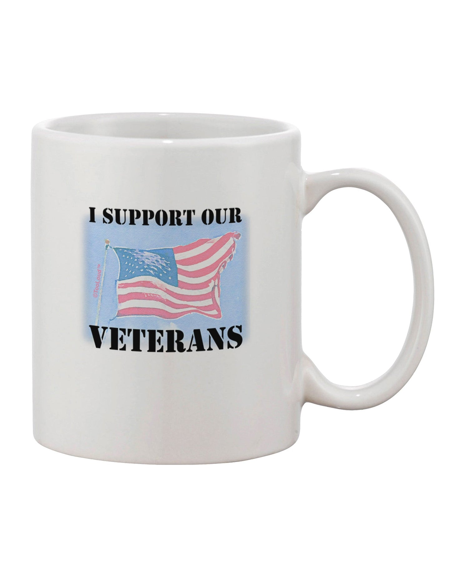 Veteran Appreciation 11 oz Coffee Mug - TooLoud-11 OZ Coffee Mug-TooLoud-White-Davson Sales