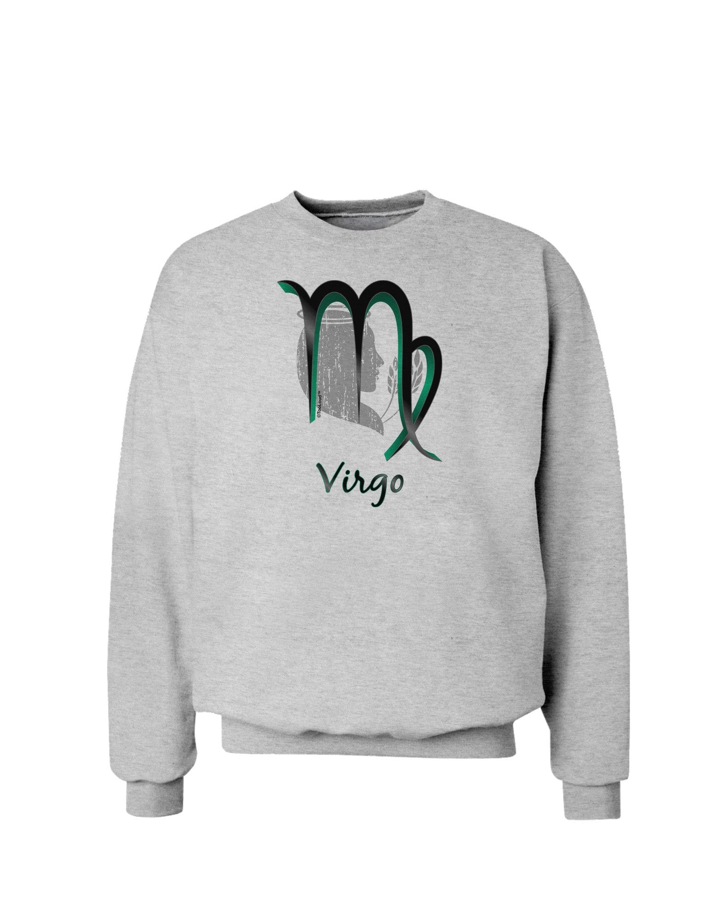 Virgo Symbol Sweatshirt-Sweatshirts-TooLoud-AshGray-Small-Davson Sales