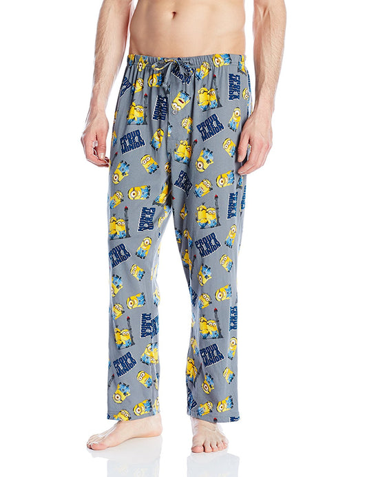 Proud To Be A Minion "Despicable Me" Lounge Pant-Universal Studios-Grey-Small-Davson Sales