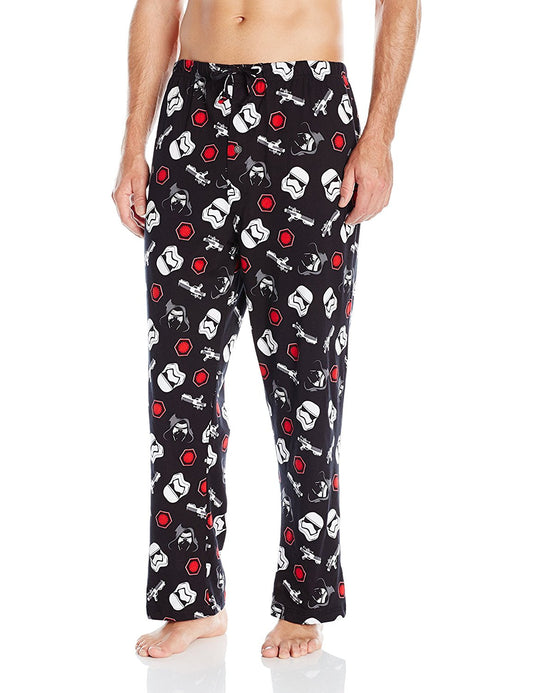Star Wars Men's Episode 7 First Order Lounge Pant, Black,-Sleepwear & Loungewear-Disney-Black-Small-Davson Sales