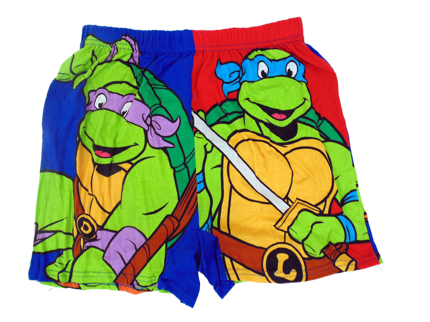 TMNT Mens Boxer Shorts-Boxer Shorts-Briefly Stated-Multi-Small-Davson Sales
