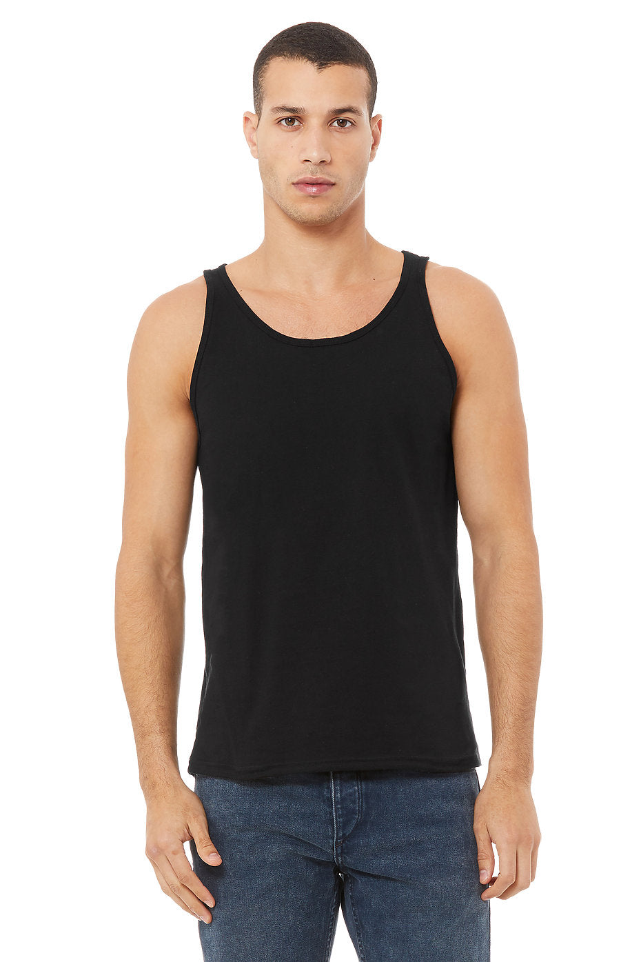 Custom Bella Canvas BC4380 Unisex Jersey Tank-Unisex Tank Top-TooLoud-Black-Small-Davson Sales
