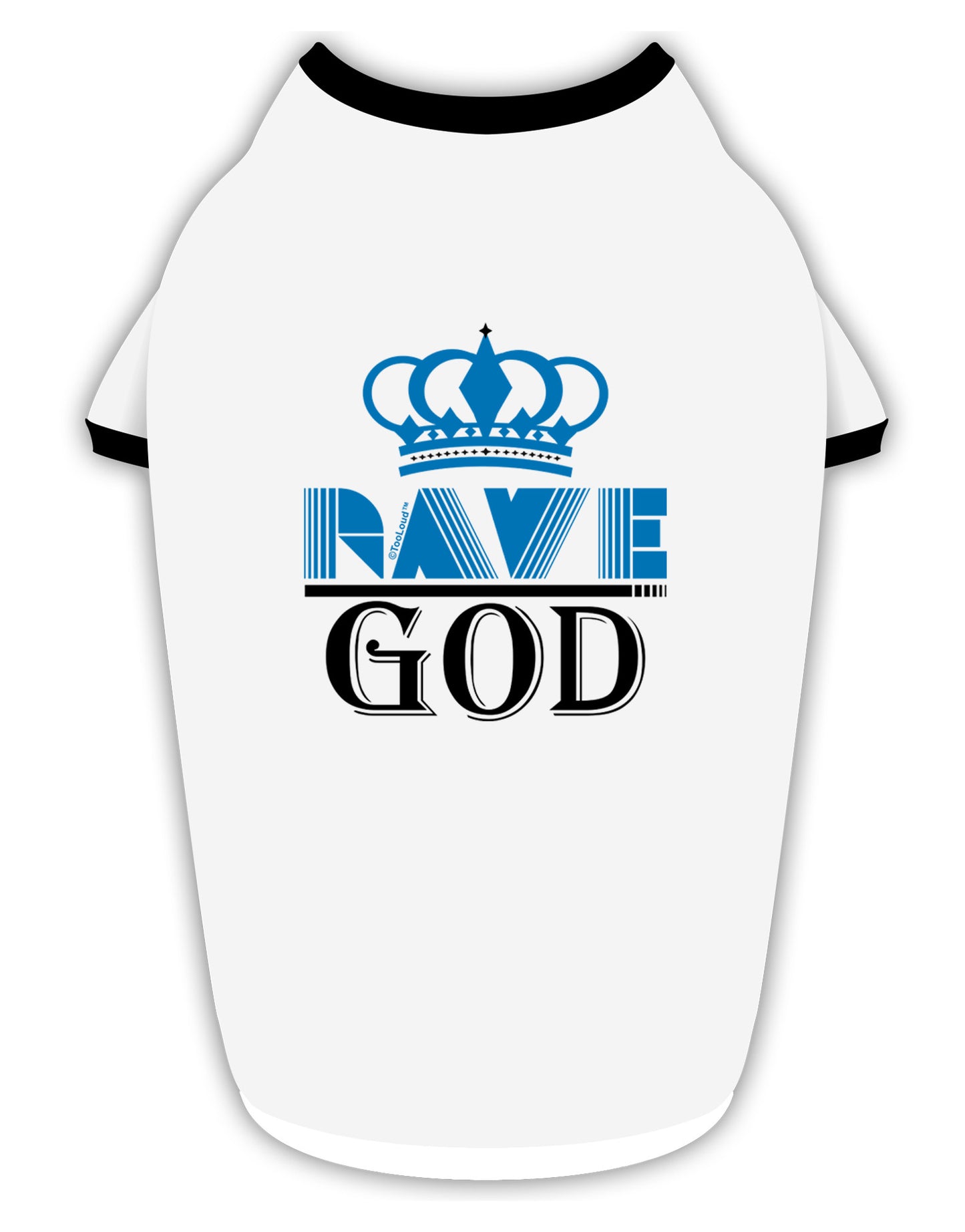 Rave God Stylish Cotton Dog Shirt-Dog Shirt-TooLoud-White-with-Black-Small-Davson Sales