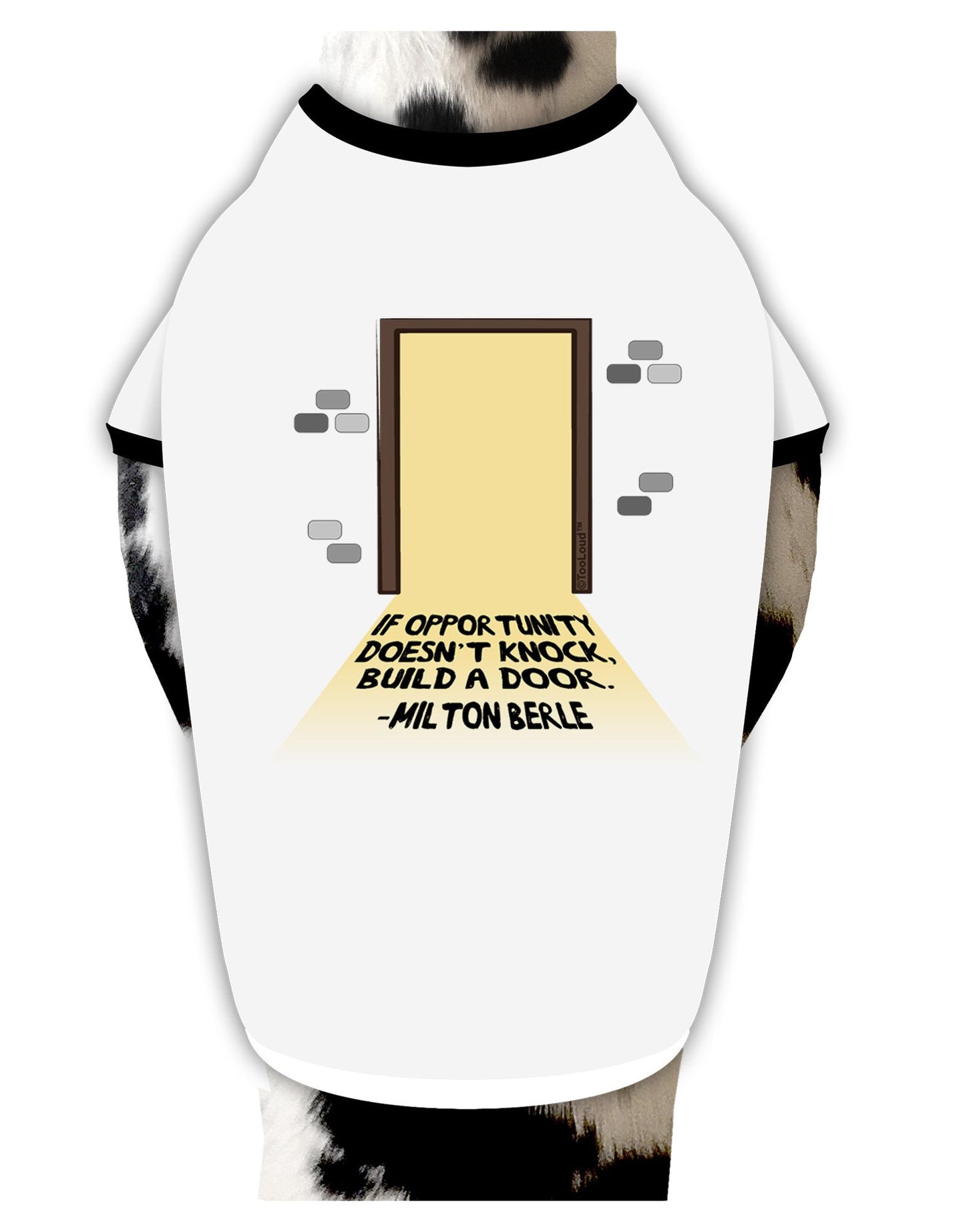 Build A Door Dog Shirt-Dog Shirt-TooLoud-White-with-Black-Small-Davson Sales