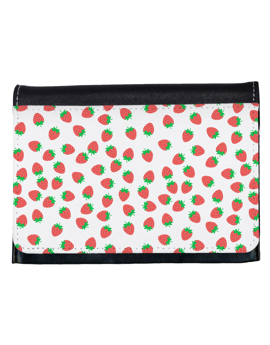 Strawberries Everywhere Ladies Wallet by TooLoud-Wallet-TooLoud-White-One Size-Davson Sales
