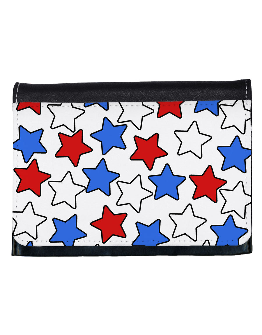 Red White And Blue Stars Ladies Wallet by TooLoud-Wallet-TooLoud-White-One Size-Davson Sales