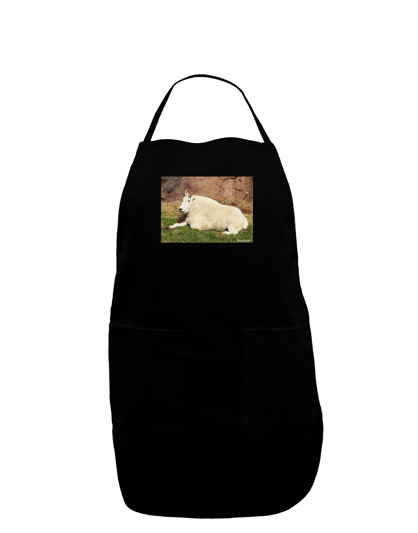 Relaxing Ram Plus Size Dark Apron-Bib Apron-TooLoud-Black-Plus-Size-Davson Sales