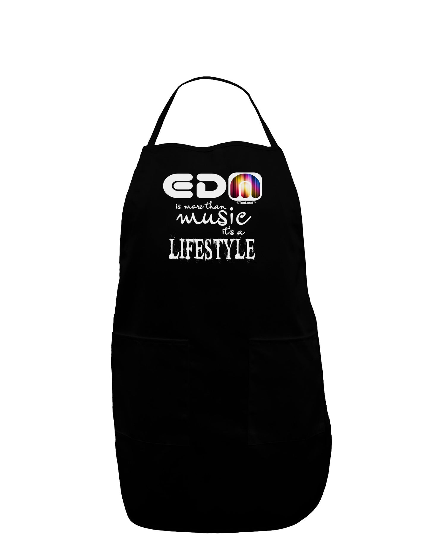 EDM - A Lifestyle Plus Size Apron-Bib Apron-TooLoud-Black-Plus-Size-Davson Sales