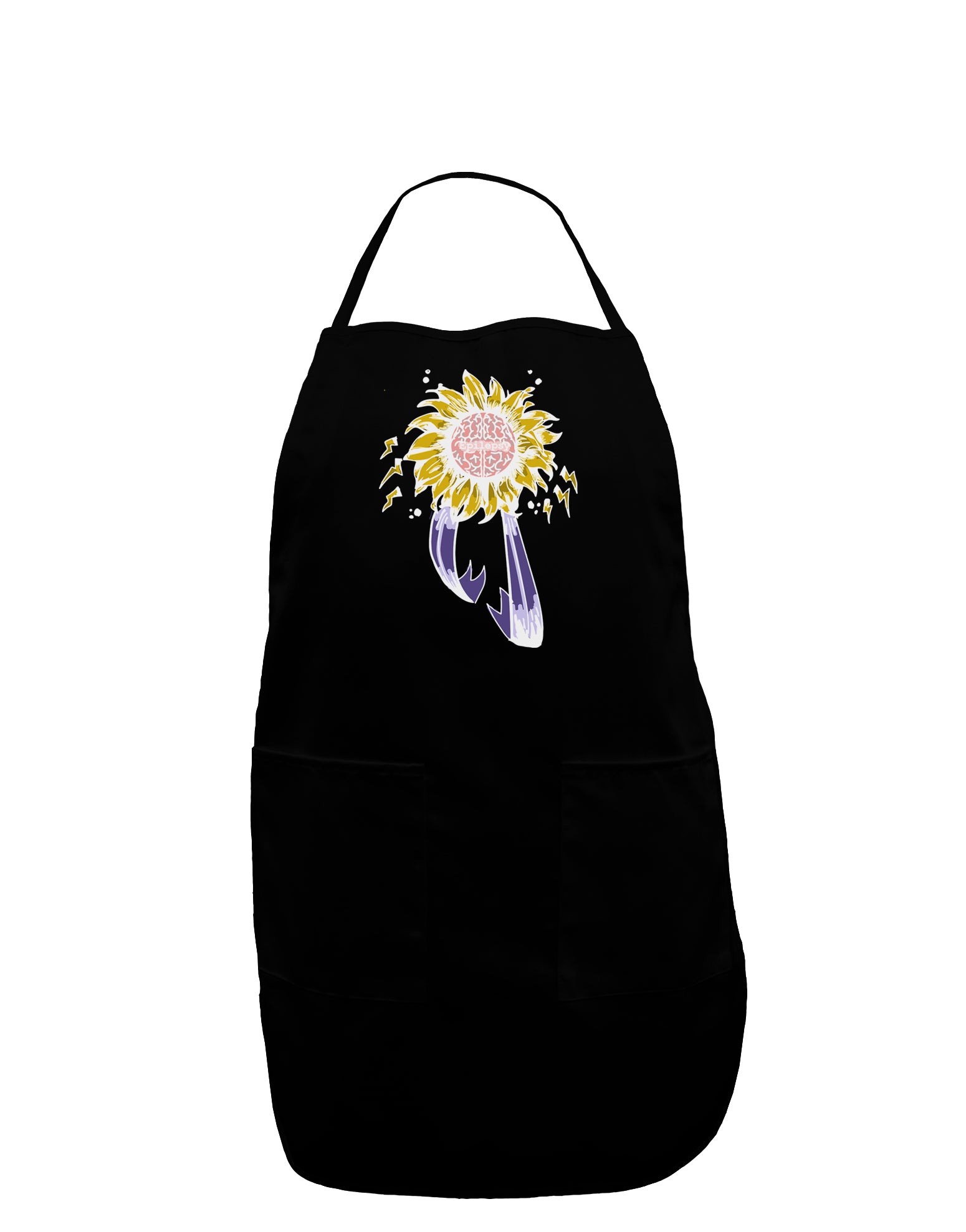 TooLoud Epilepsy Awareness Dark Plus Size Dark Apron-Bib Apron-TooLoud-Black-Plus-Size-Davson Sales