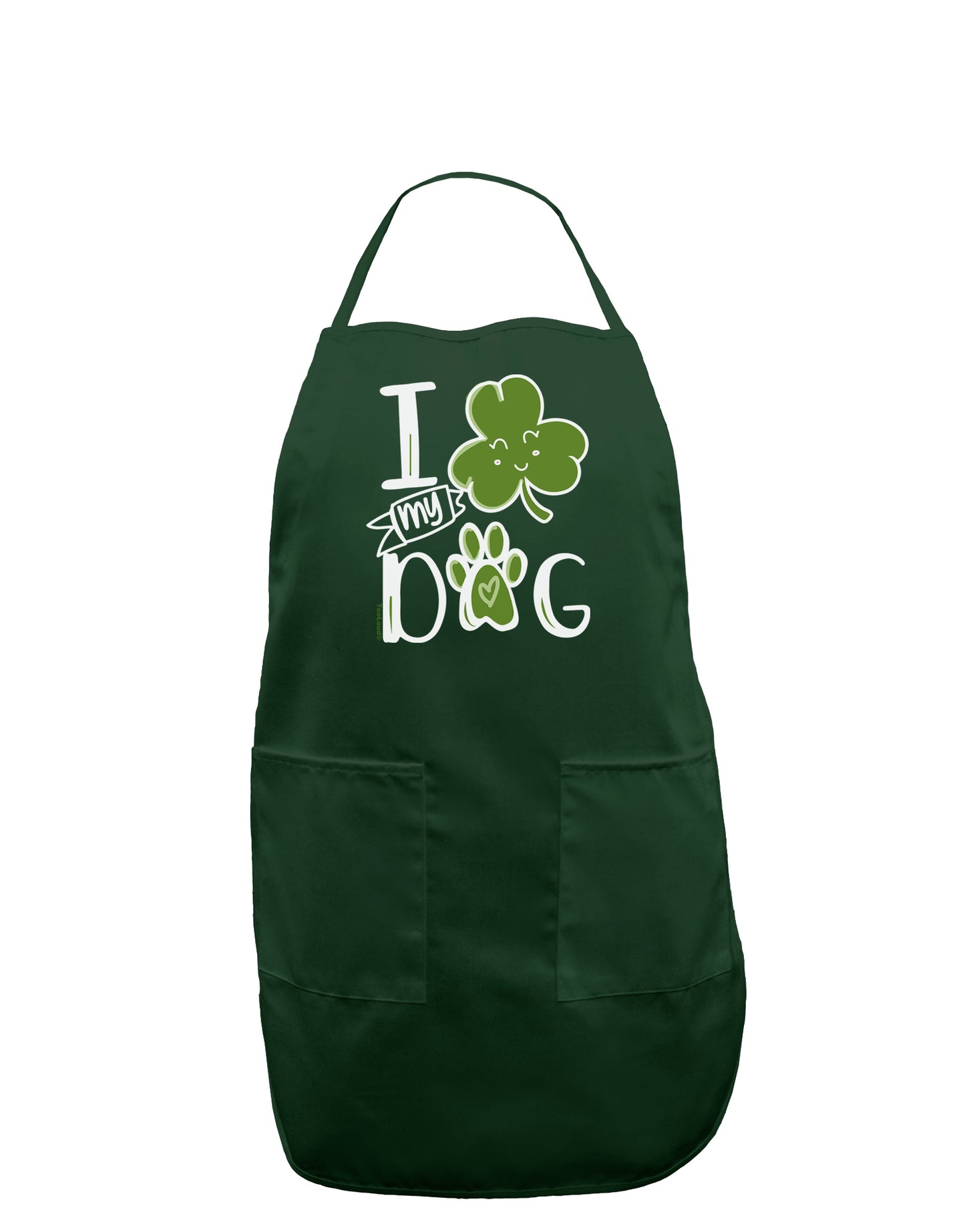 I Shamrock my Dog Adult Apron-Bib Apron-TooLoud-Hunter-One-Size-Davson Sales