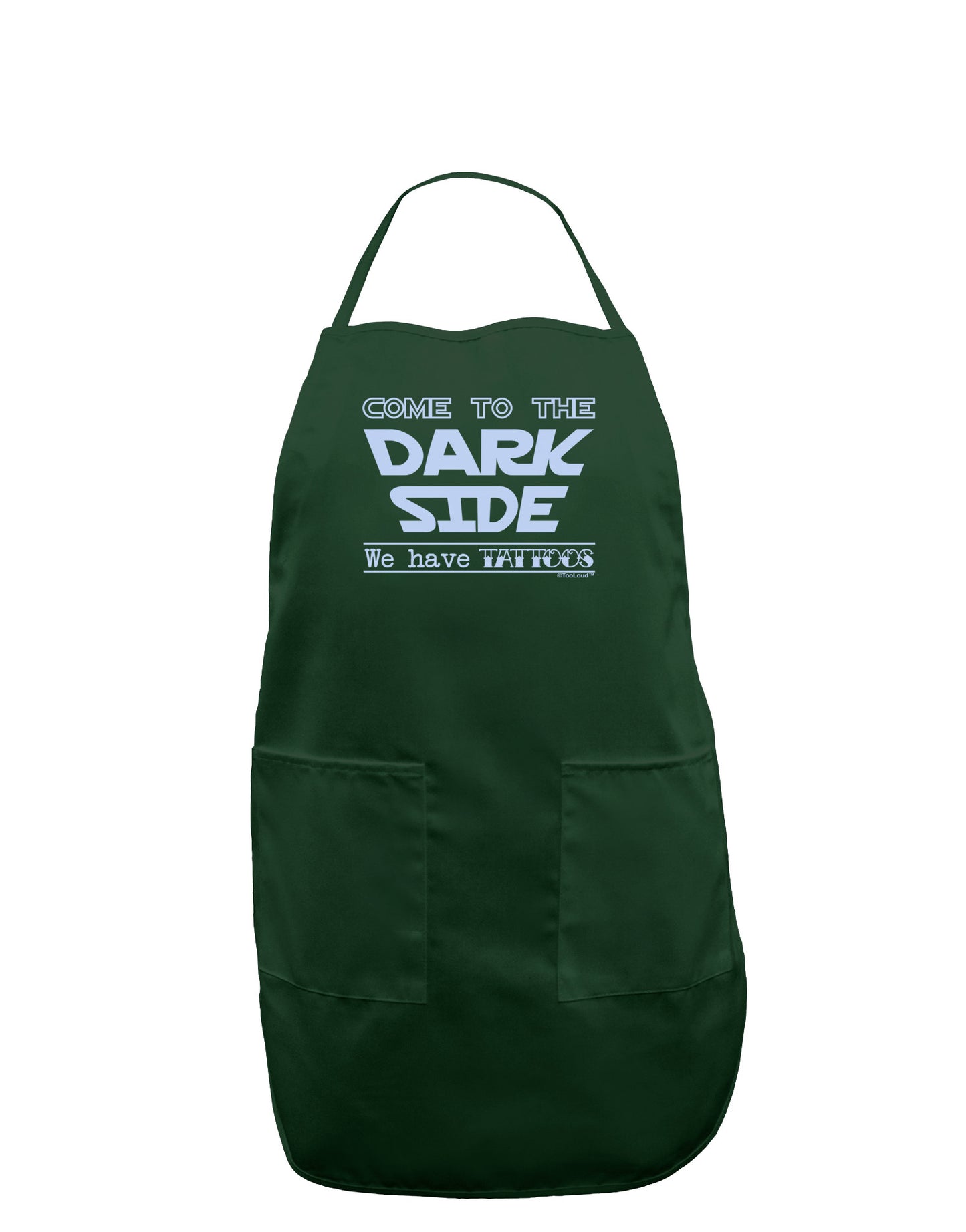 Come To The Dark Side - Tattoos Dark Adult Apron by-Bib Apron-TooLoud-Hunter-One-Size-Davson Sales