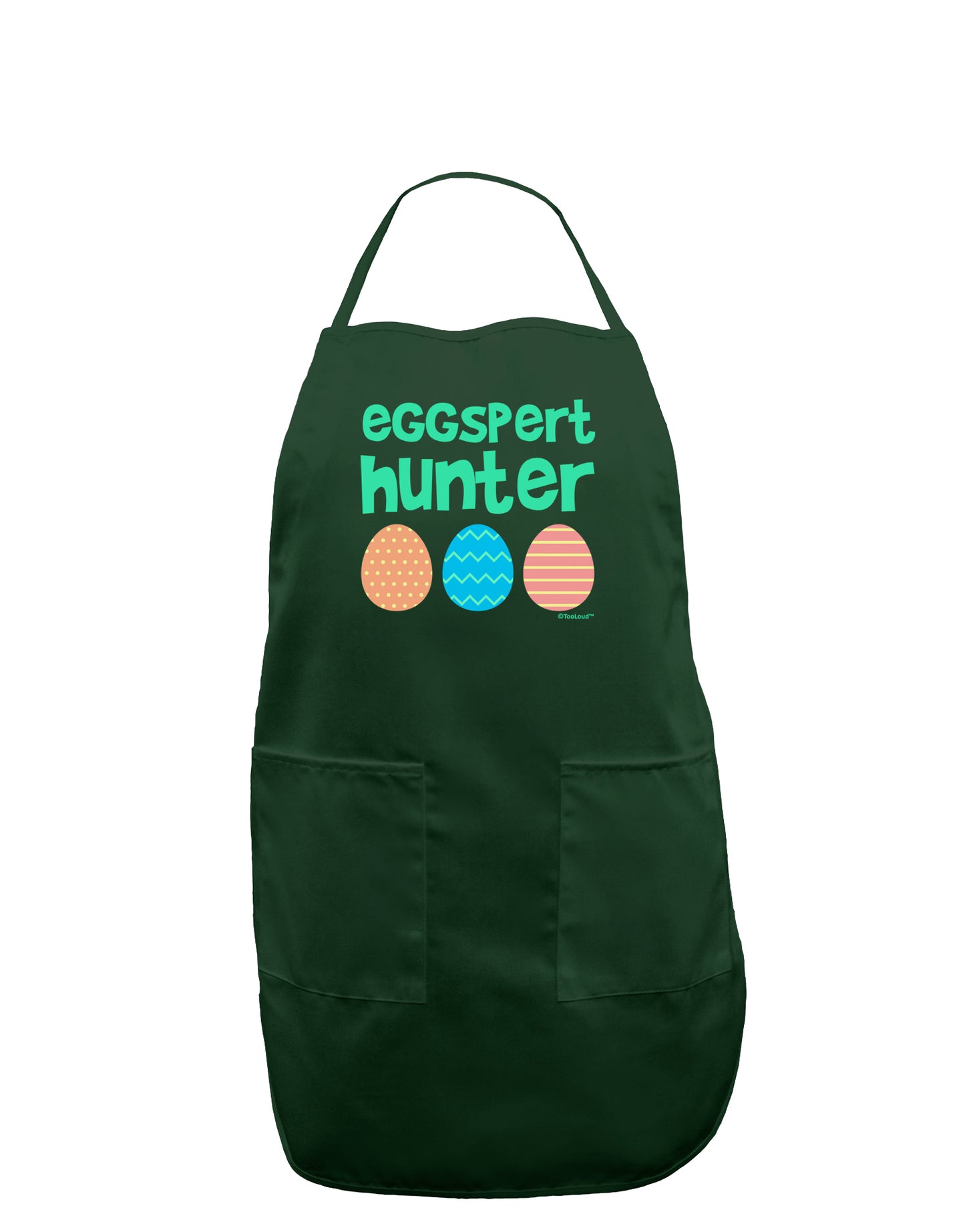 Eggspert Hunter - Easter - Green Dark Adult Apron by TooLoud-Bib Apron-TooLoud-Hunter-One-Size-Davson Sales
