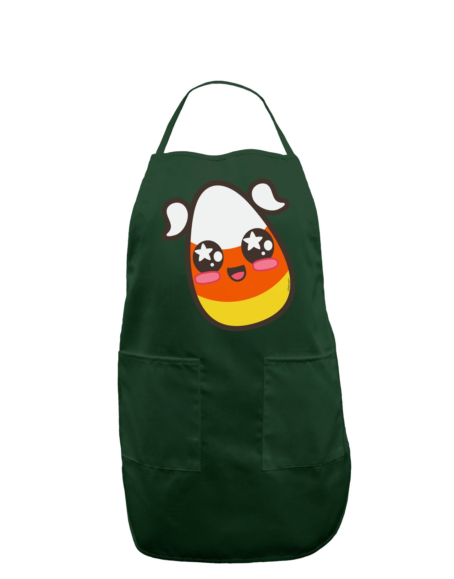 Cute Girl Child Candy Corn Family Halloween Dark Adult Apron-Bib Apron-TooLoud-Hunter-One-Size-Davson Sales