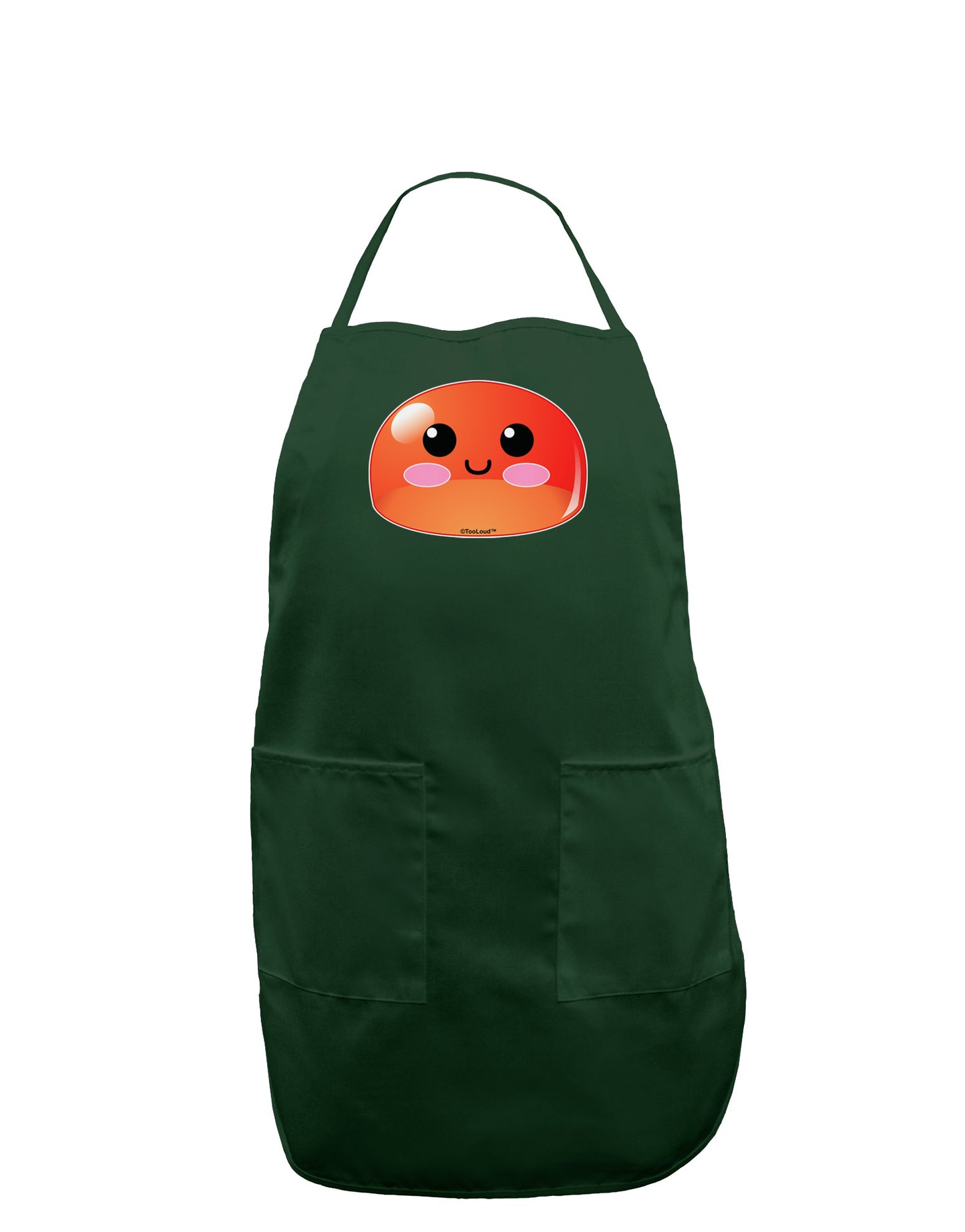 Cute RPG Slime - Red Dark Adult Apron by TooLoud-Bib Apron-TooLoud-Hunter-One-Size-Davson Sales