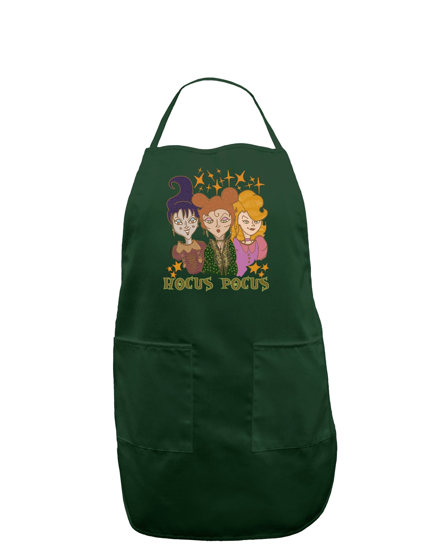 Hocus Pocus Witches Adult Apron-Bib Apron-TooLoud-Hunter-One-Size-Davson Sales