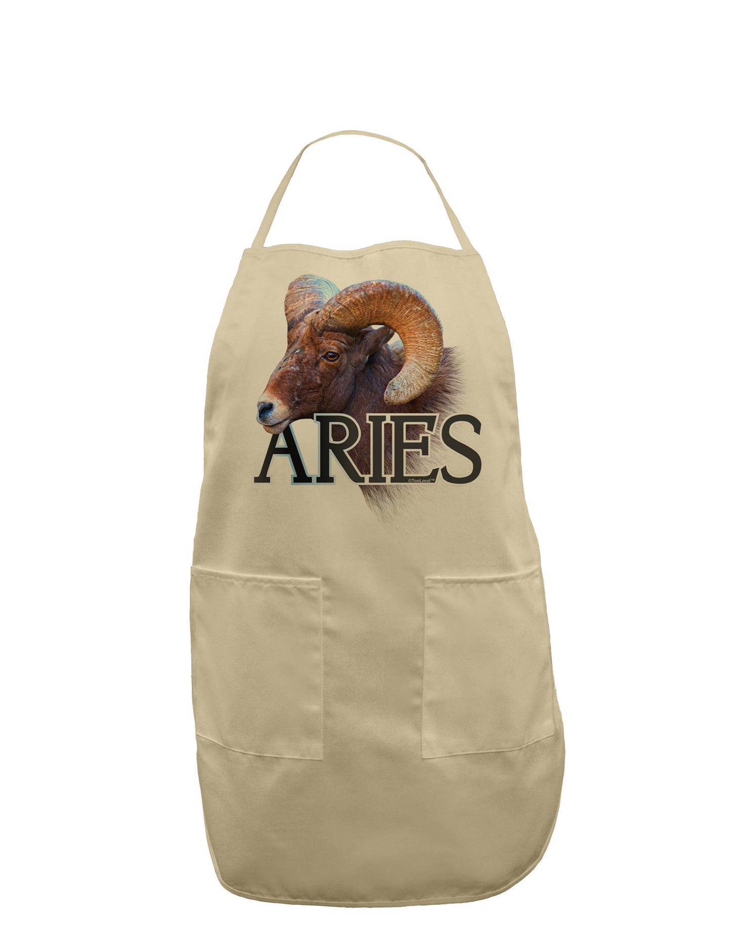 Majestic Aries Picture Adult Apron-Bib Apron-TooLoud-Stone-One-Size-Davson Sales