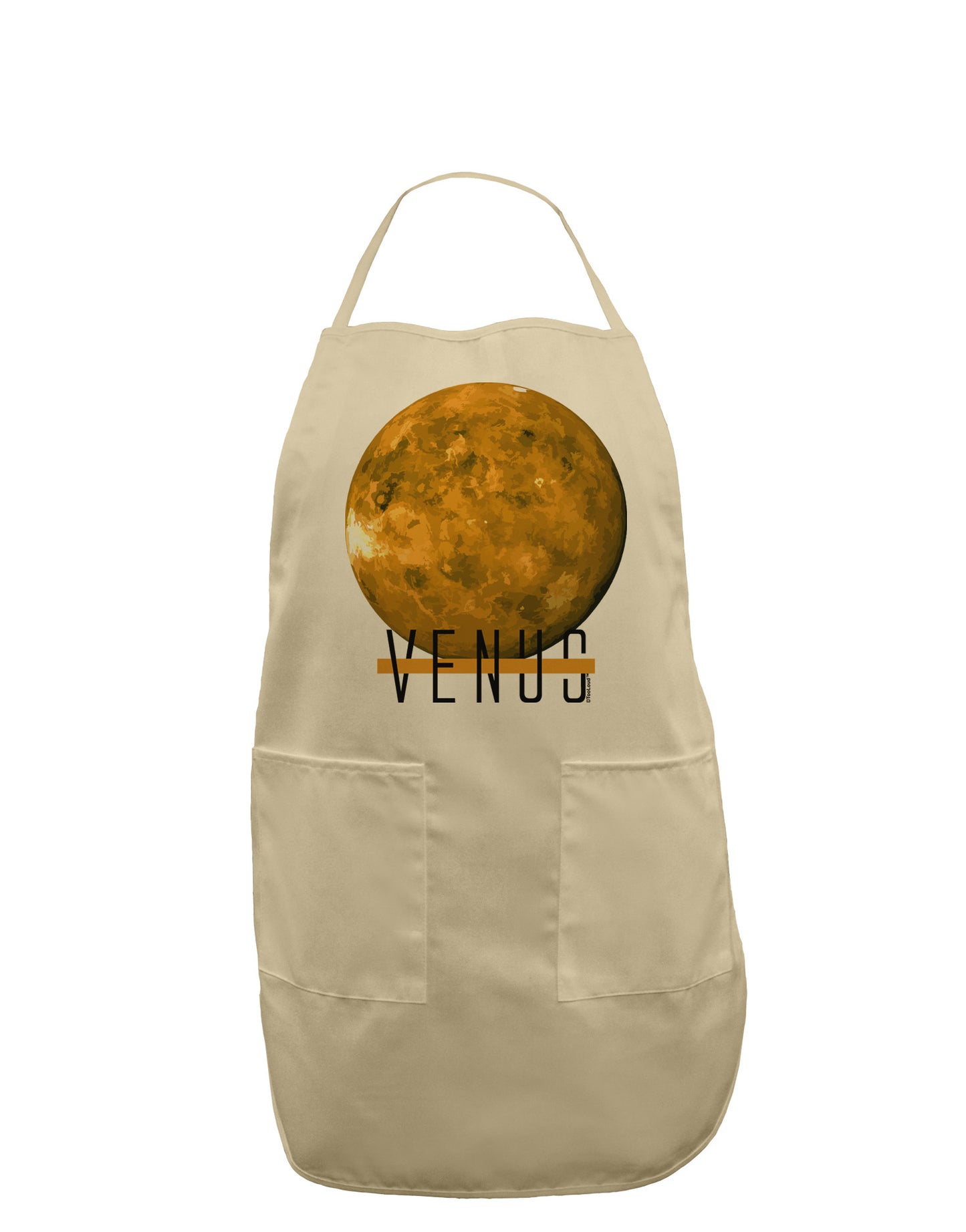 Planet Venus Text Adult Apron-Bib Apron-TooLoud-Stone-One-Size-Davson Sales