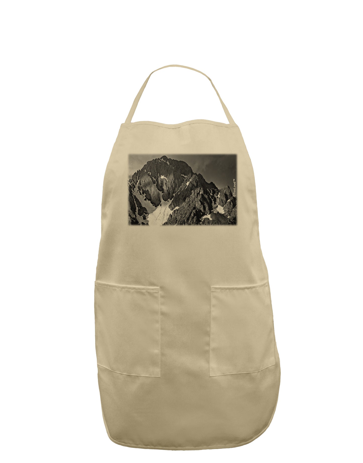 San Juan Mountain Range 2 Adult Apron-Bib Apron-TooLoud-Stone-One-Size-Davson Sales