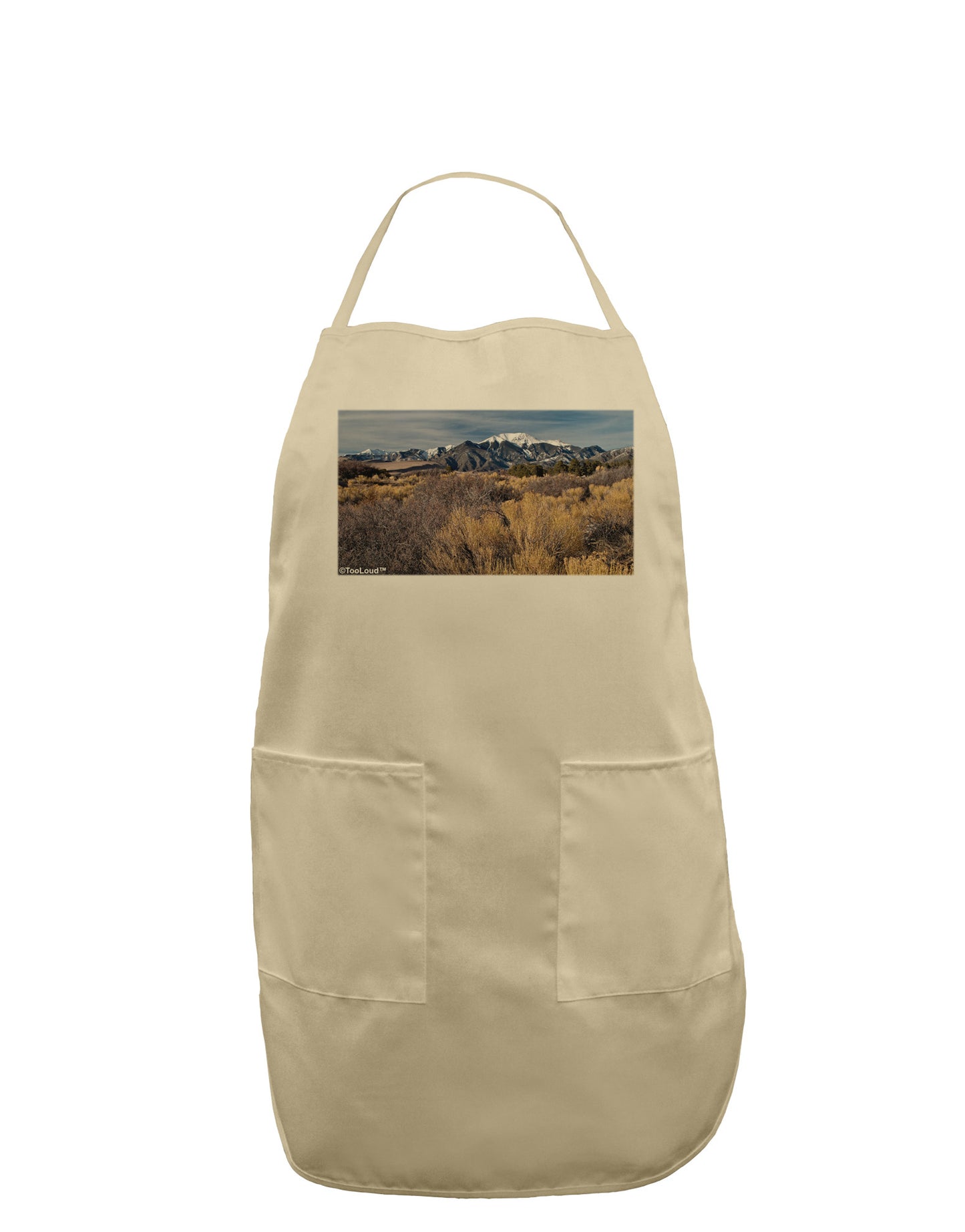 Mountain Forest Park Adult Apron-Bib Apron-TooLoud-Stone-One-Size-Davson Sales