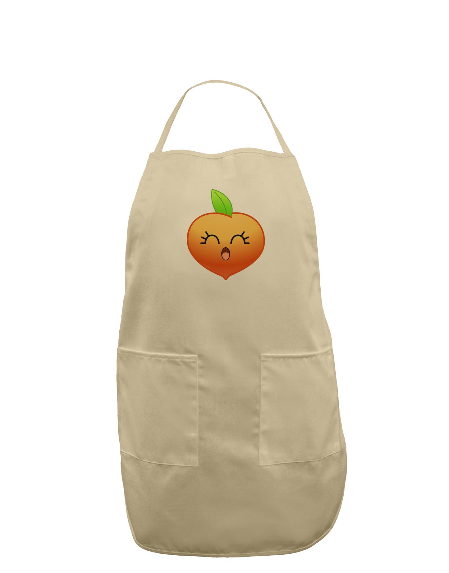 Penelope Peach Adult Apron-Bib Apron-TooLoud-Stone-One-Size-Davson Sales
