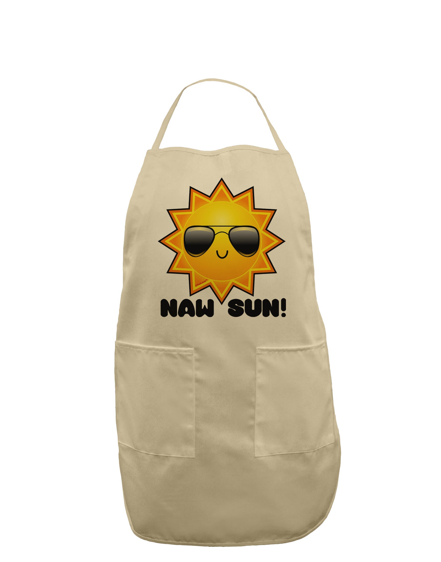 Naw Sun Cute Sun Adult Apron-Bib Apron-TooLoud-Stone-One-Size-Davson Sales