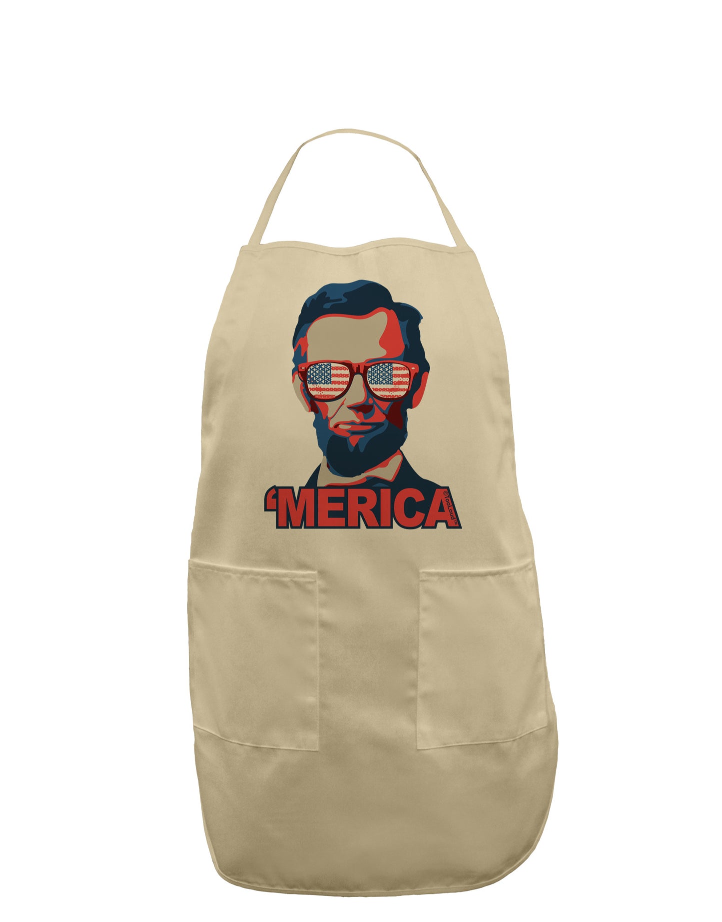 Lincoln Merica Adult Apron-Bib Apron-TooLoud-Stone-One-Size-Davson Sales