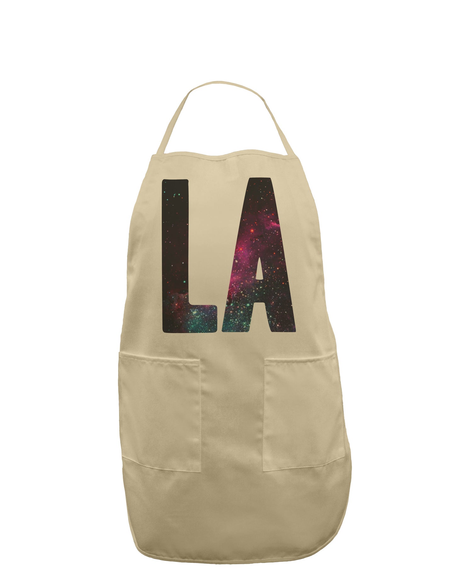 LA Outer Space Desgin Adult Apron-Bib Apron-TooLoud-Stone-One-Size-Davson Sales