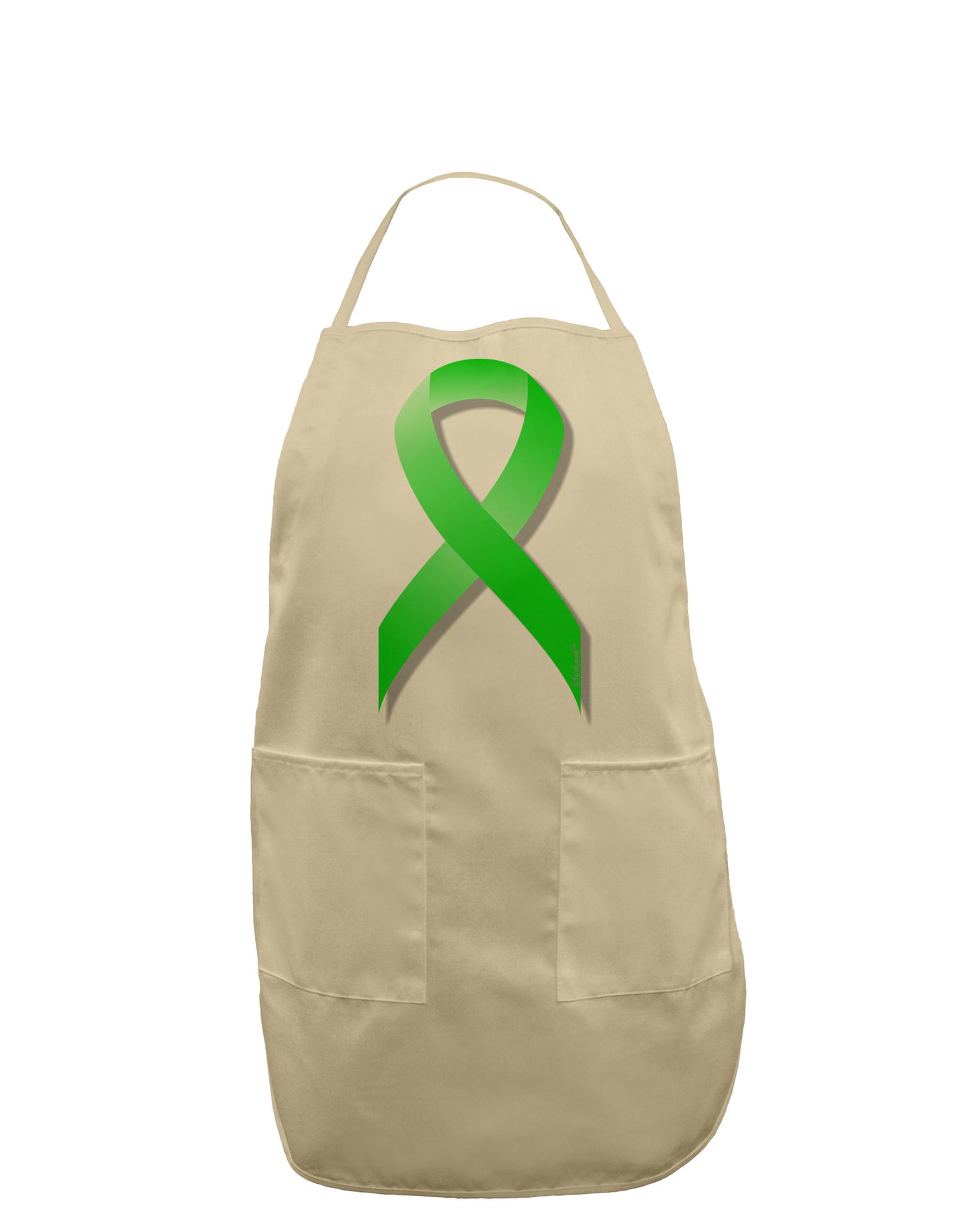 Lyme Disease Awareness Ribbon - Lime Green Adult Apron-Bib Apron-TooLoud-Stone-One-Size-Davson Sales