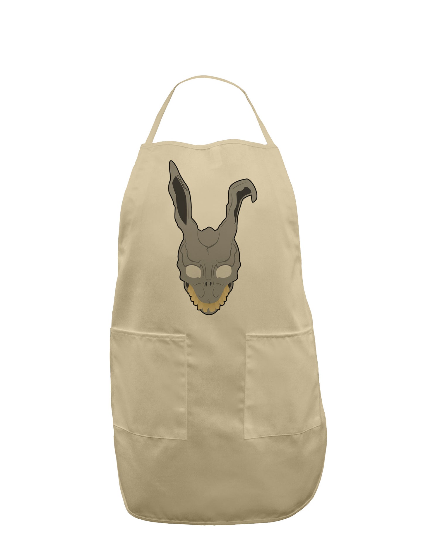 Scary Bunny Face Adult Apron-Bib Apron-TooLoud-Stone-One-Size-Davson Sales