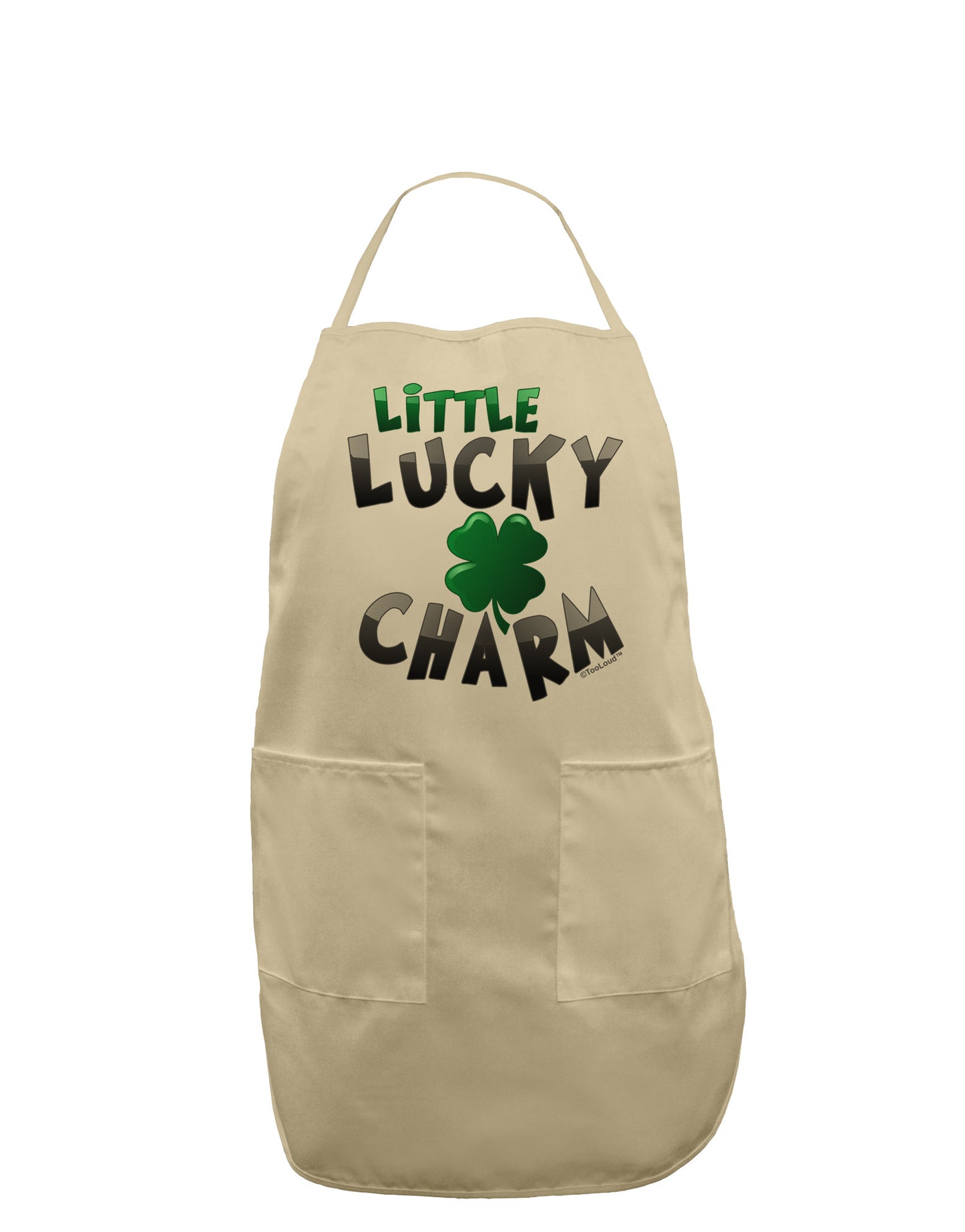 Little Lucky Charm Adult Apron-Bib Apron-TooLoud-Stone-One-Size-Davson Sales