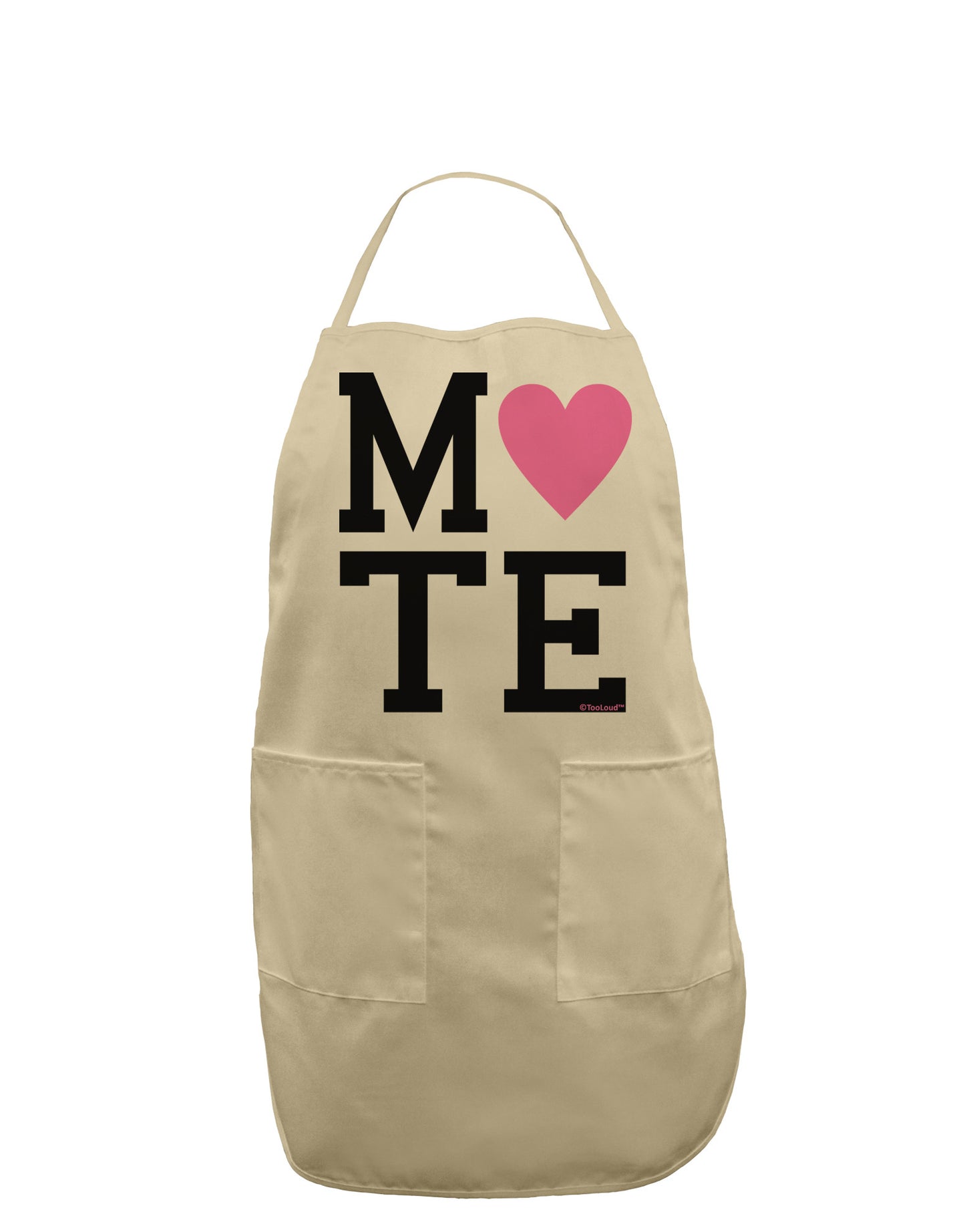 Matching Soulmate Design - Mate - Pink Adult Apron by TooLoud-Bib Apron-TooLoud-Stone-One-Size-Davson Sales