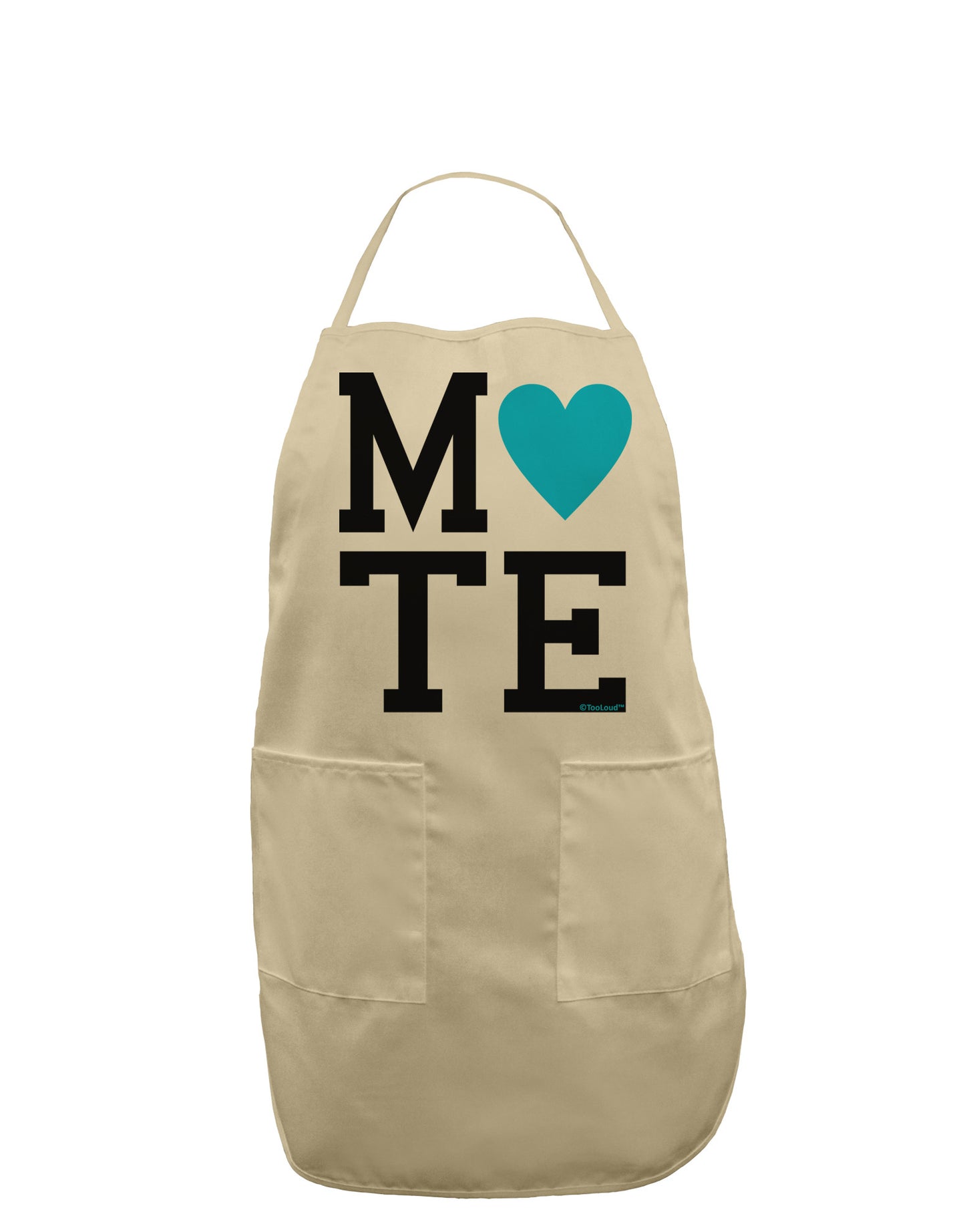 Matching Soulmate Design - Mate - Blue Adult Apron by TooLoud-Bib Apron-TooLoud-Stone-One-Size-Davson Sales