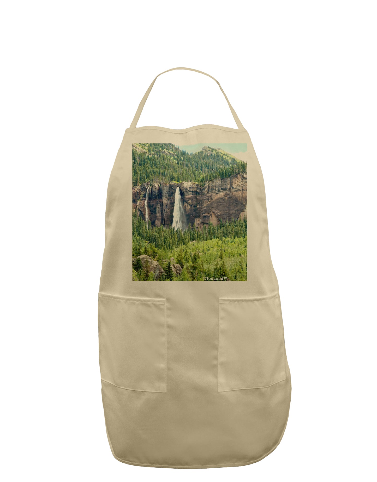 Beautiful Cliffs Nature Adult Apron by-Bib Apron-TooLoud-Stone-One-Size-Davson Sales