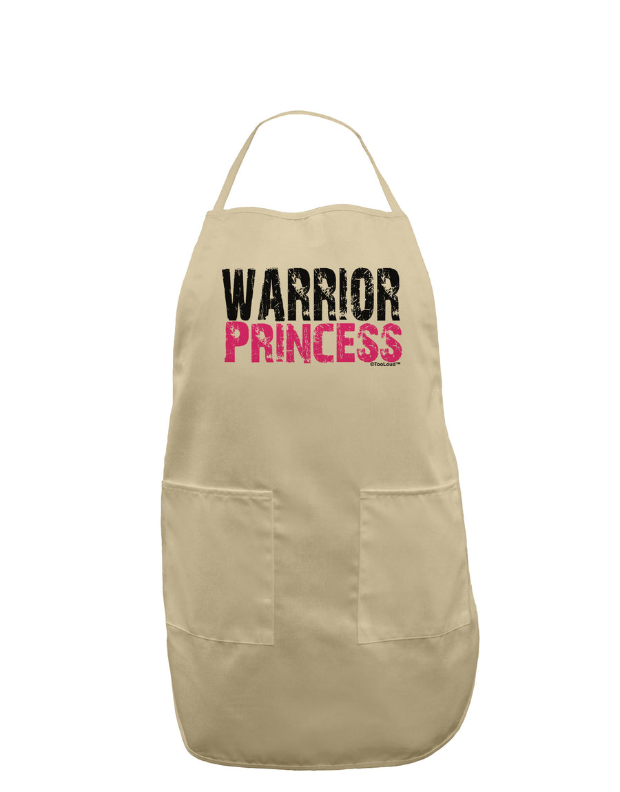 Warrior Princess Pink Adult Apron-Bib Apron-TooLoud-White-One-Size-Davson Sales