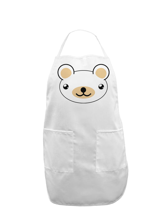 Kyu-T Head - Day Beartholomew Teddy Bear Adult Apron-Bib Apron-TooLoud-White-One-Size-Davson Sales