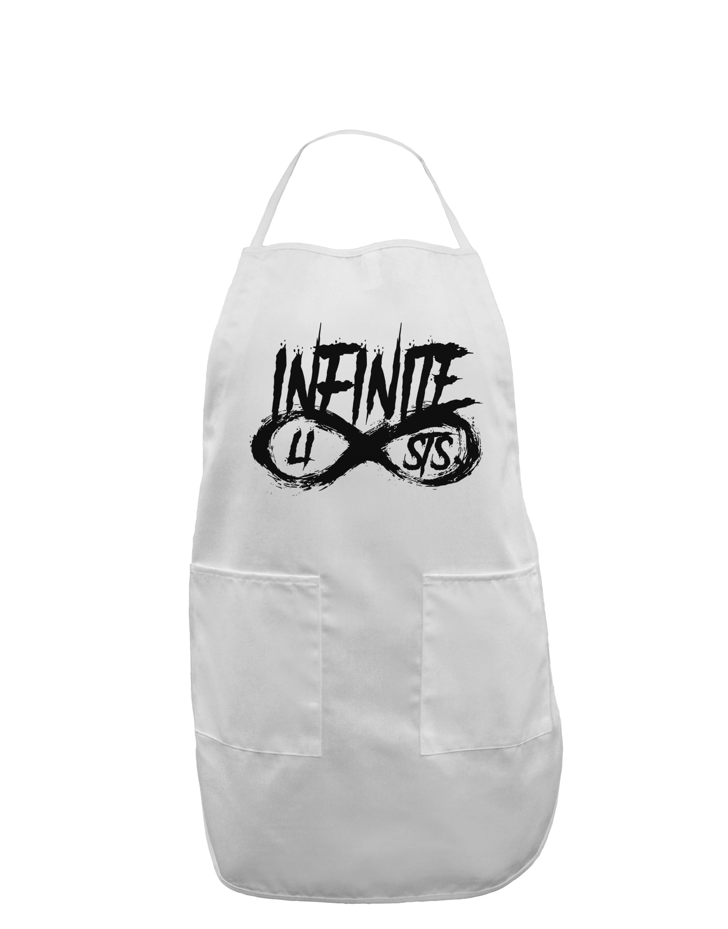 Infinite Lists Adult Apron by TooLoud-TooLoud-White-One-Size-Davson Sales