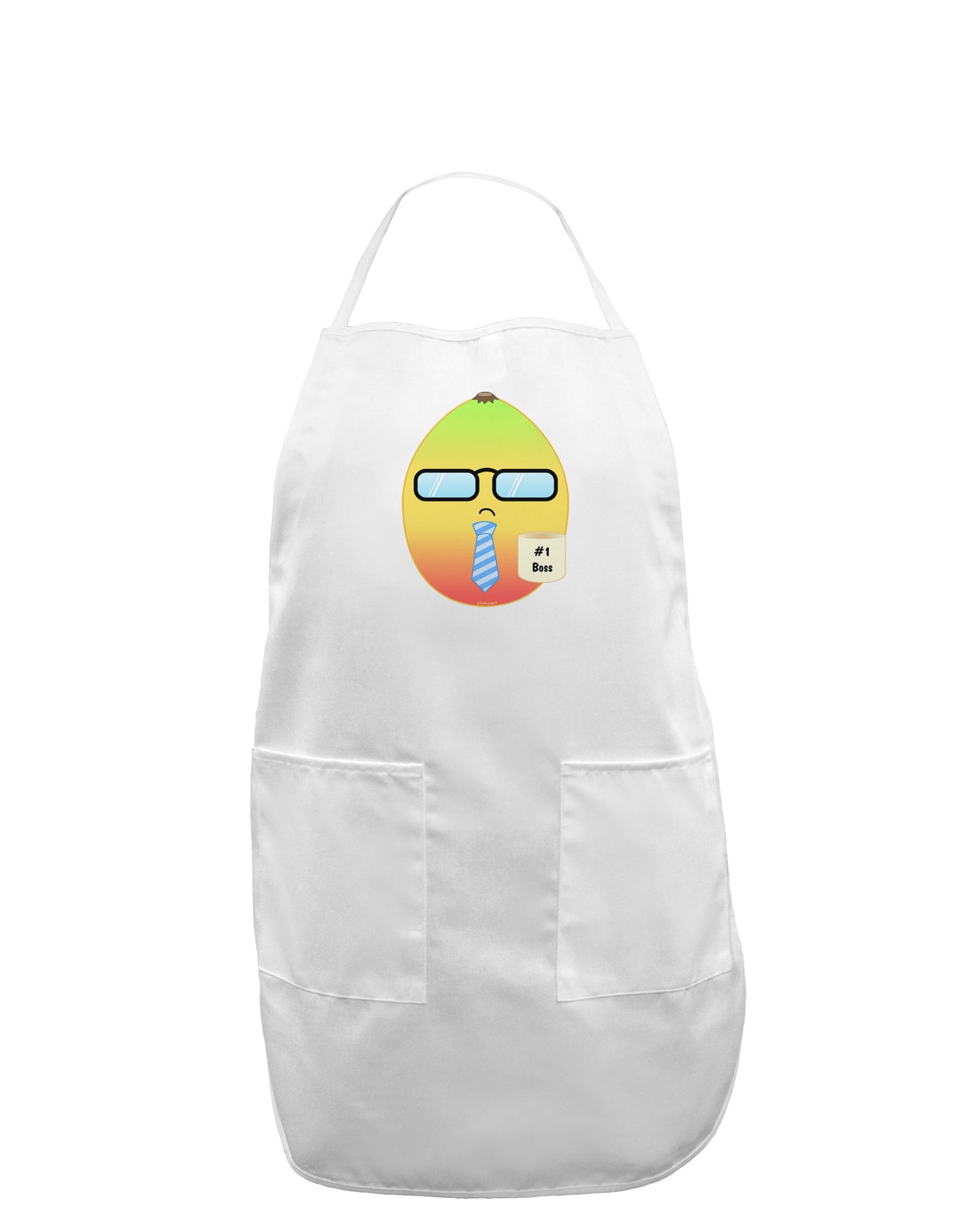 Manager Mango Adult Apron-Bib Apron-TooLoud-White-One-Size-Davson Sales
