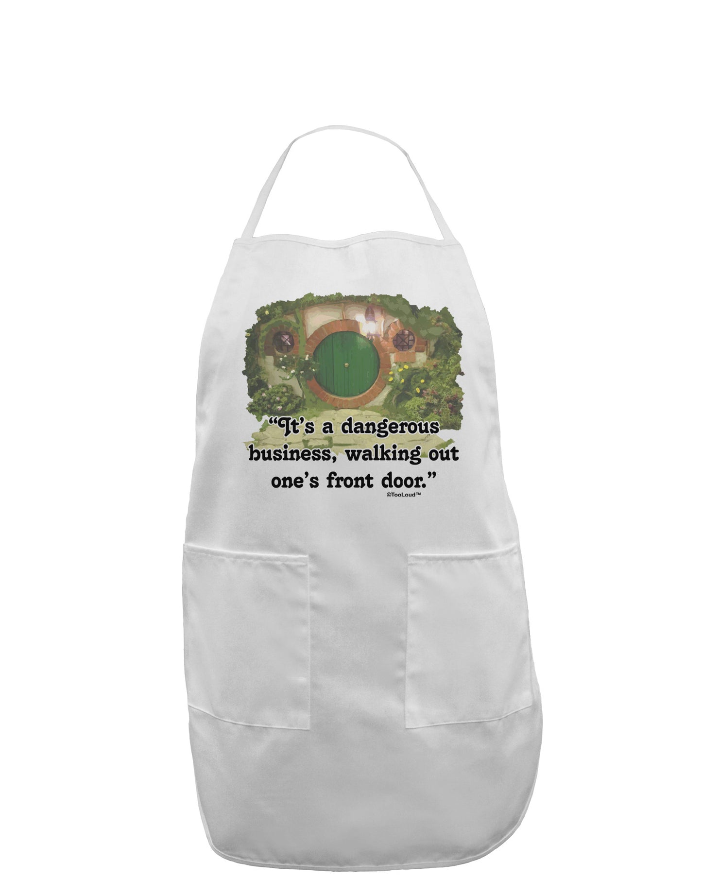 Dangerous Business Adult Apron-Bib Apron-TooLoud-White-One-Size-Davson Sales