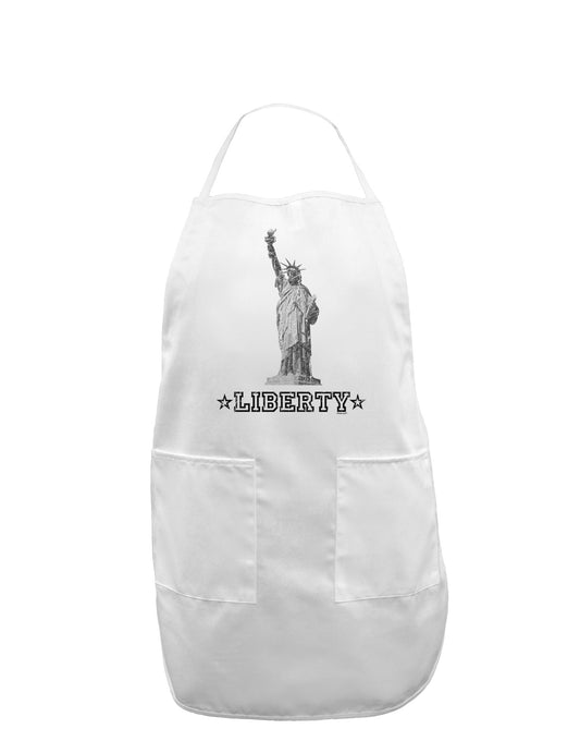 Liberty Vintage Adult Apron-Bib Apron-TooLoud-White-One-Size-Davson Sales